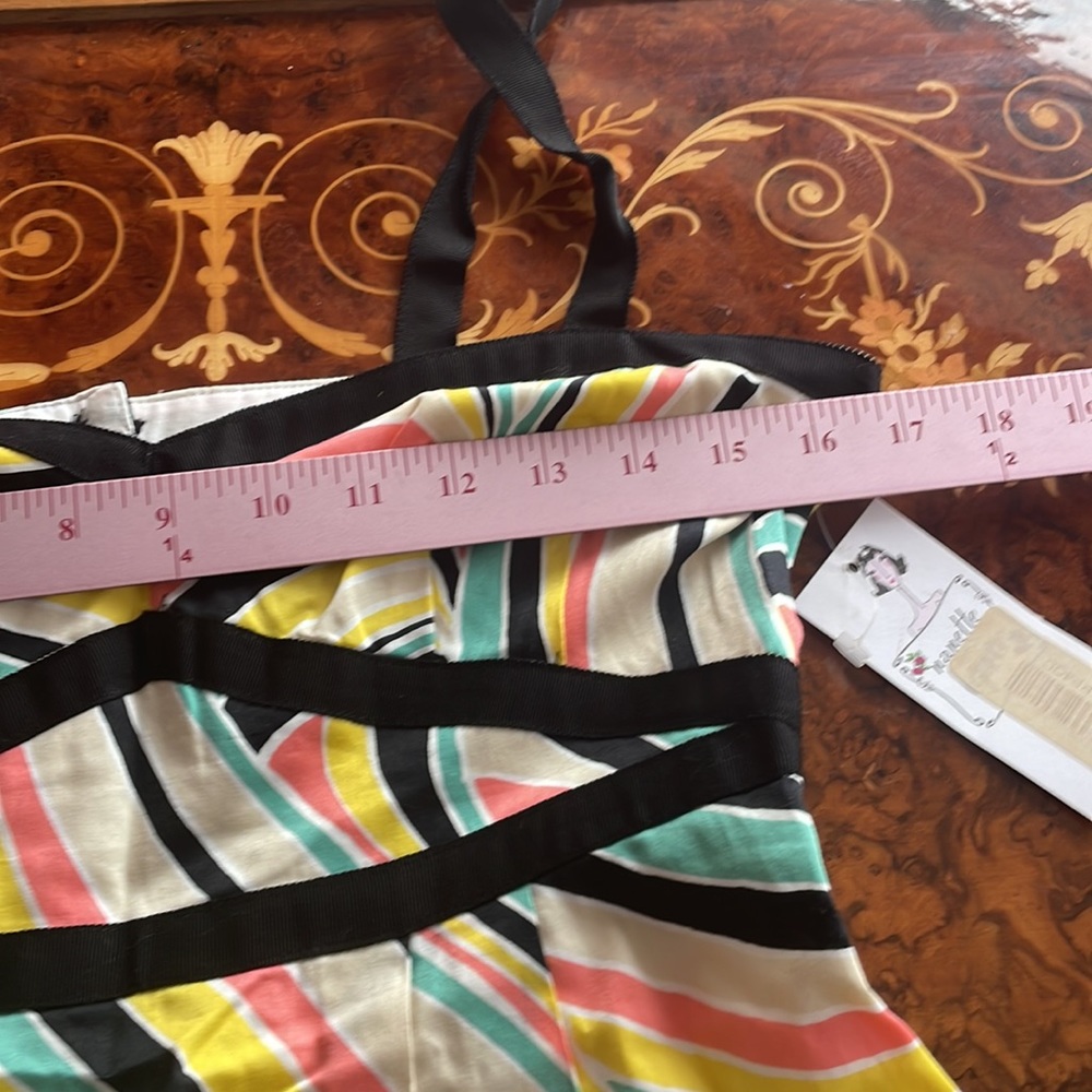 NANETTE LEPORE sz6 RockSteady dress NWT $235 fully lined cotton - Picture 5 of 8